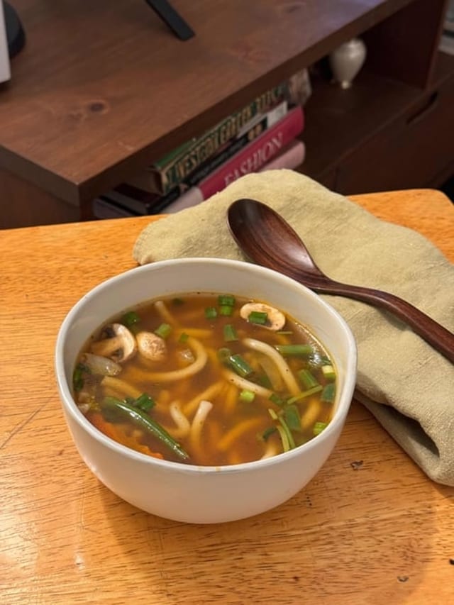 Tom Yum Udon.