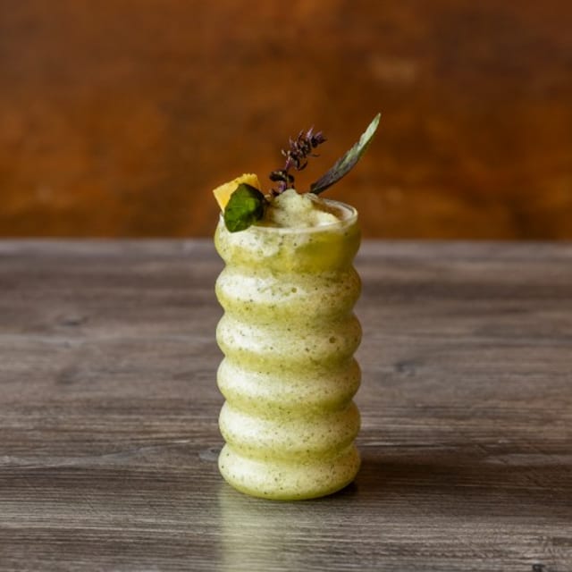 Fresh Pineapple Slushy.