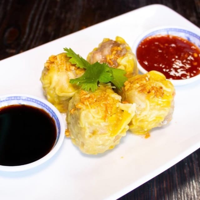 Shrimp & Pork Dumplings.