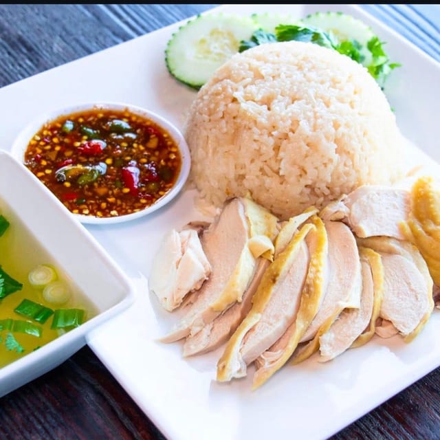 Hainan Chicken Rice.