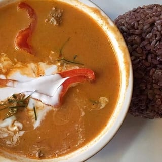 Panang Curry with Rice