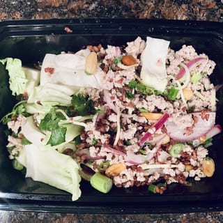 Tofu Crispy Brown Rice Salad