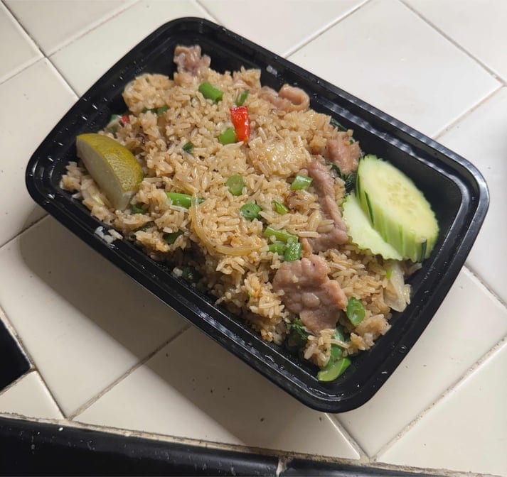 Spicy Basil Fried Rice.