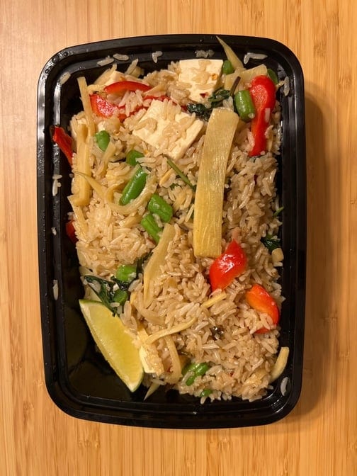 Green Curry Fried Rice.