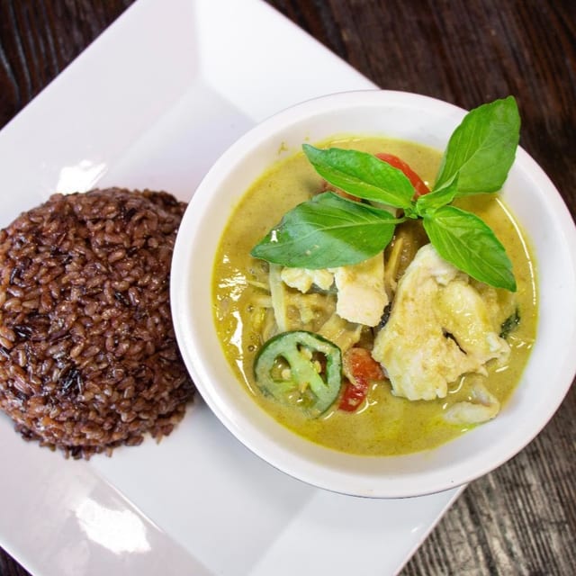 Green Curry with Rice.